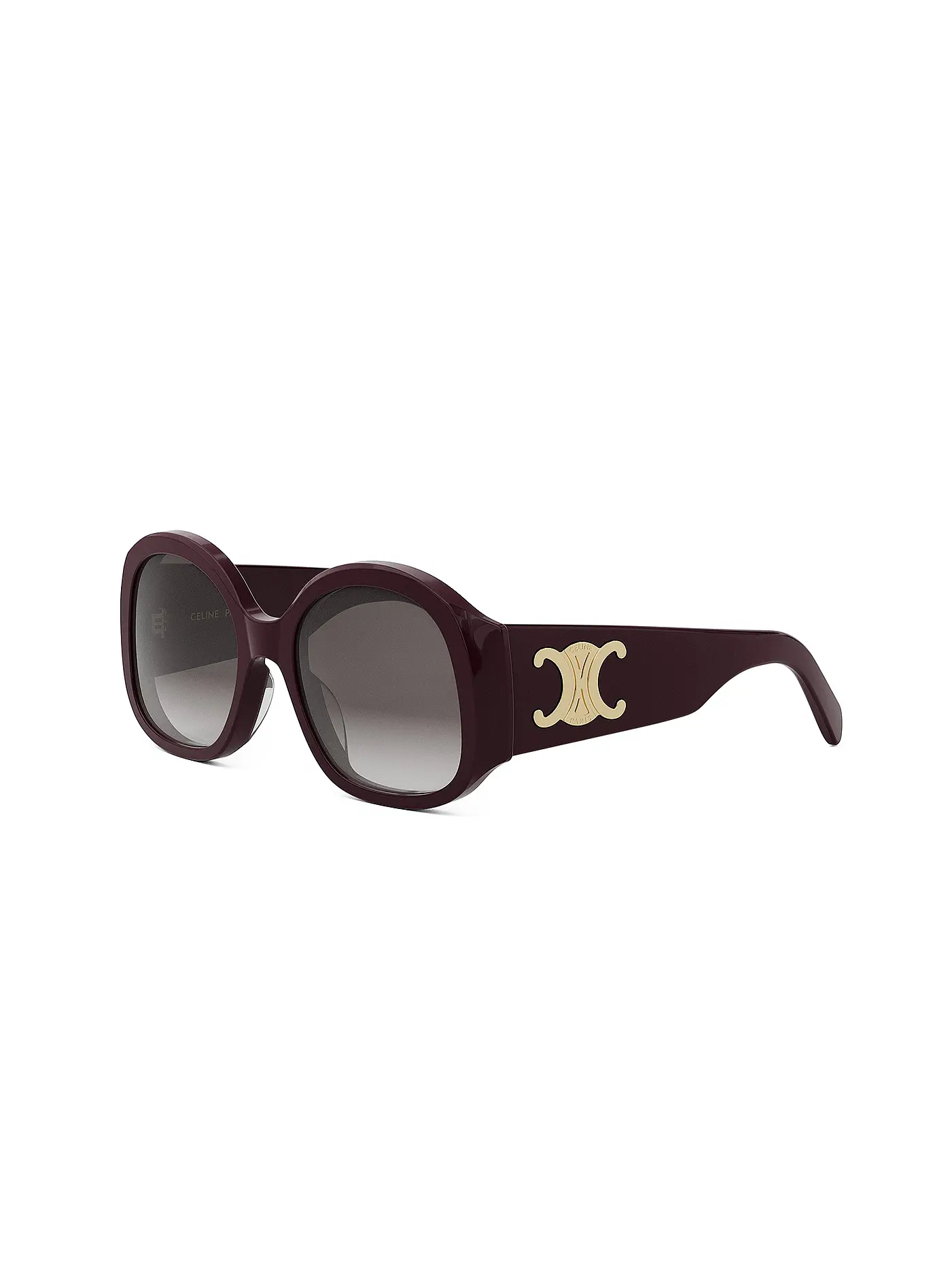 CELINE | Maxi Triomphe braune runde Sonnenbrille | 